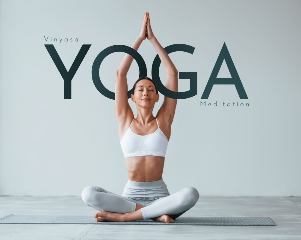 Praticante yoga nella posizione principale